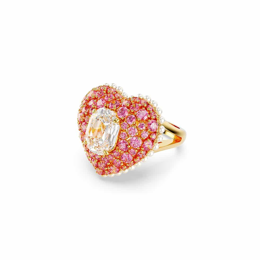 Anello Idyllia con cristalli rosa - SWAROVSKI