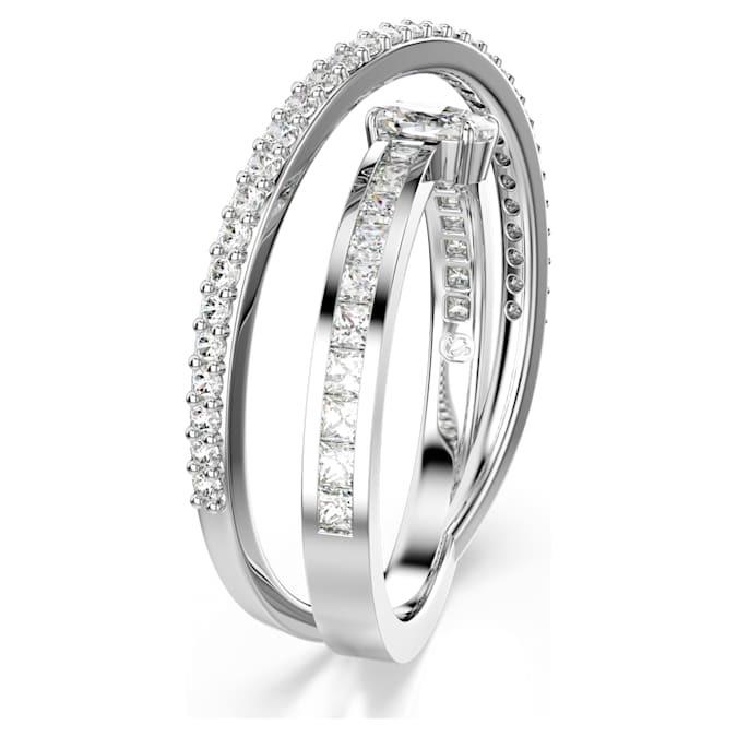 Hyperbola ring with white zircon - SWAROVSKI