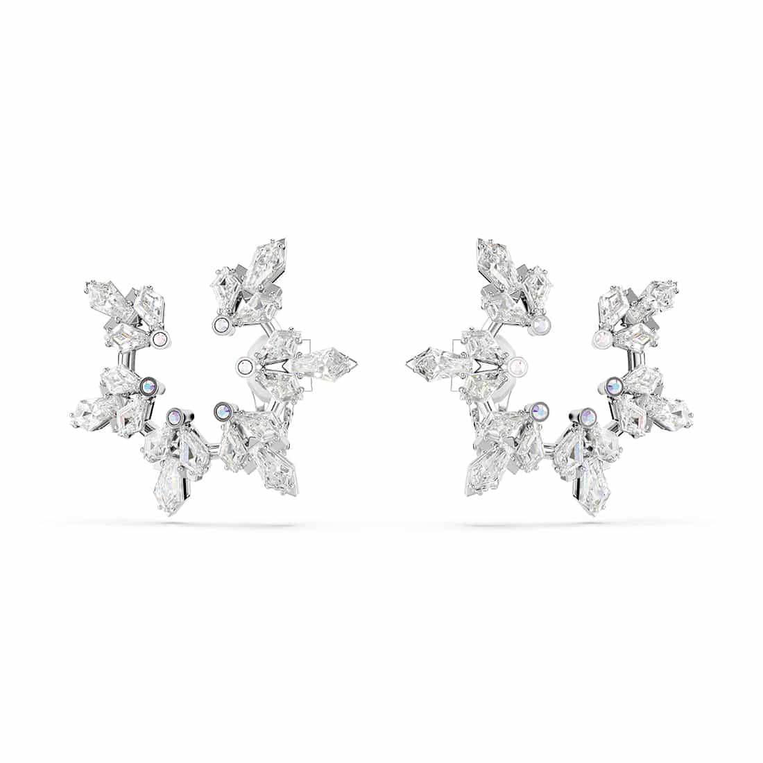 Pendientes clip Idyllia con cristales blancos - SWAROVSKI