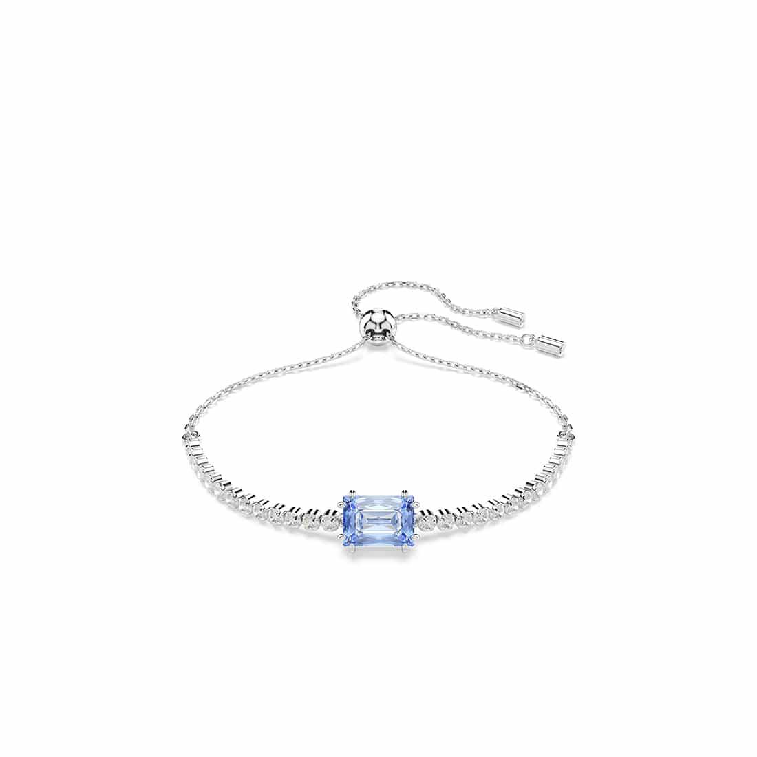 Bracciale tennis Matrix con zircone blu - SWAROVSKI