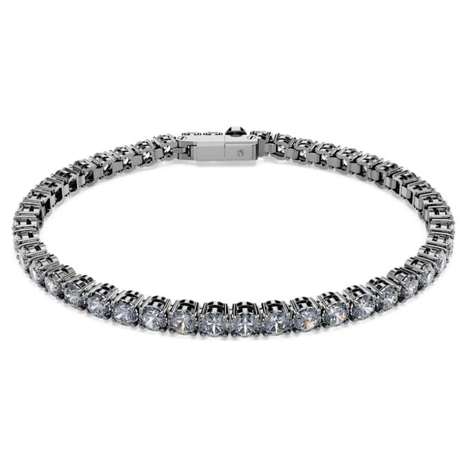 Matrix collection bracelet with gray zircon - SWAROVSKI