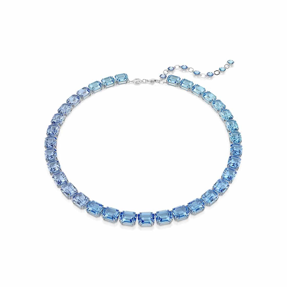 Millenia necklace with blue crystals - SWAROVSKI