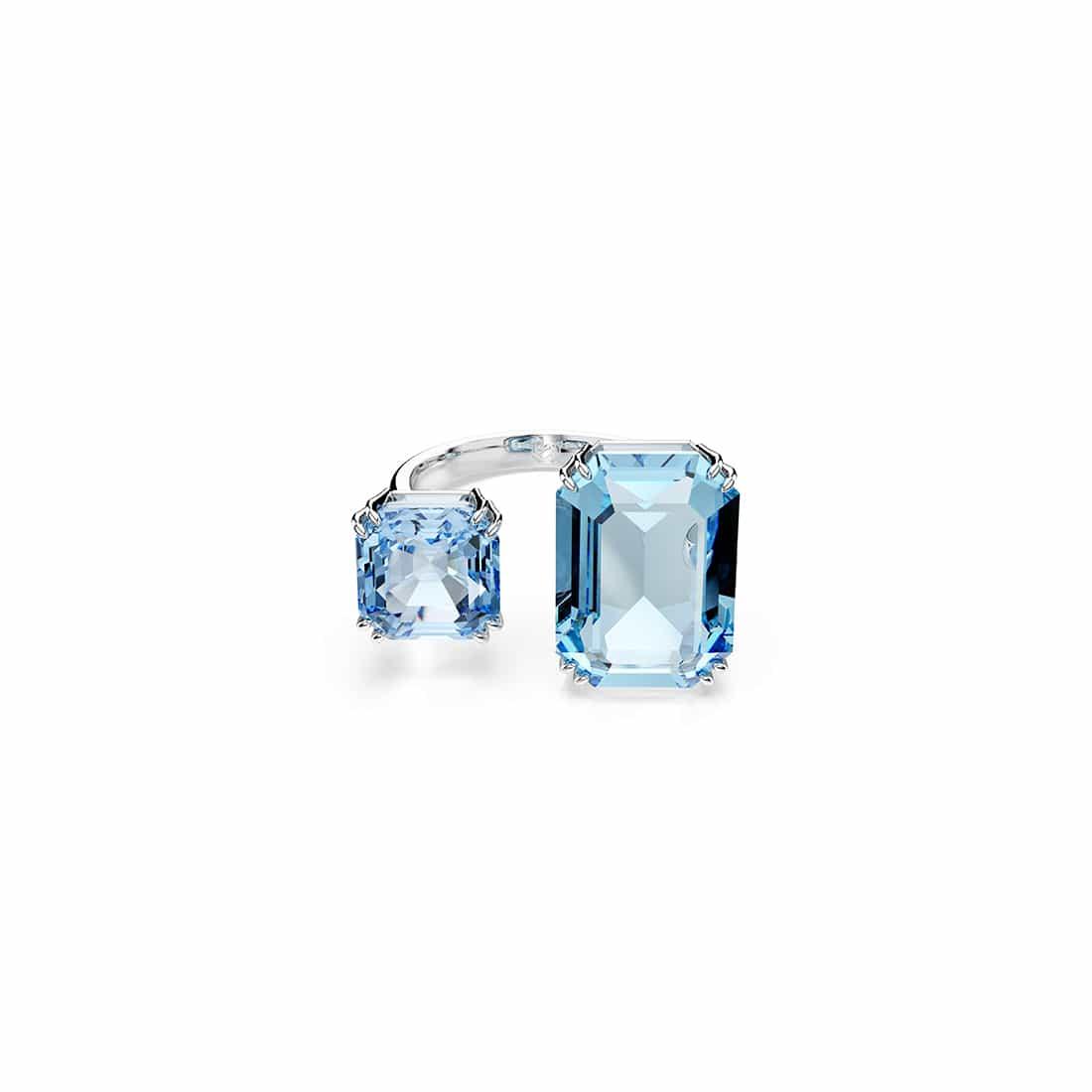 Anello Millenia con zirconi blu - SWAROVSKI