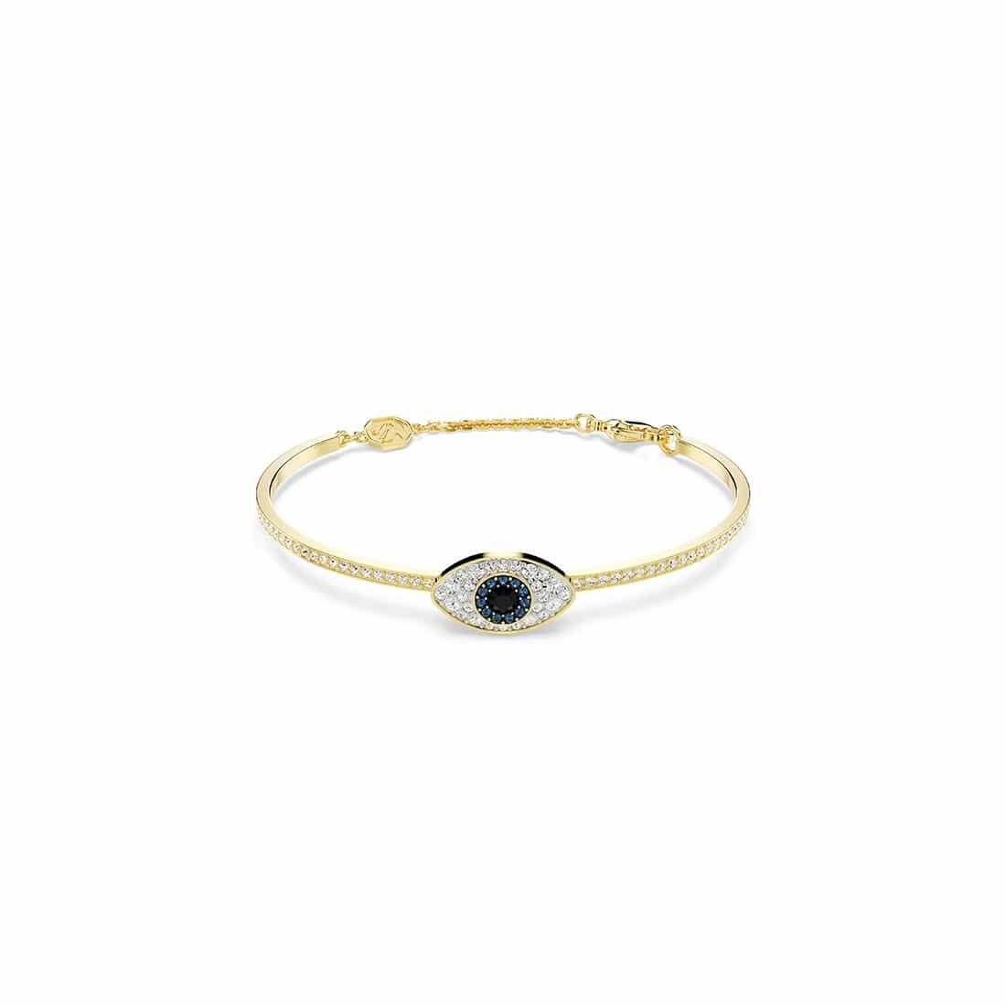 Bracciale rigido Symbolica con cristalli blu - SWAROVSKI