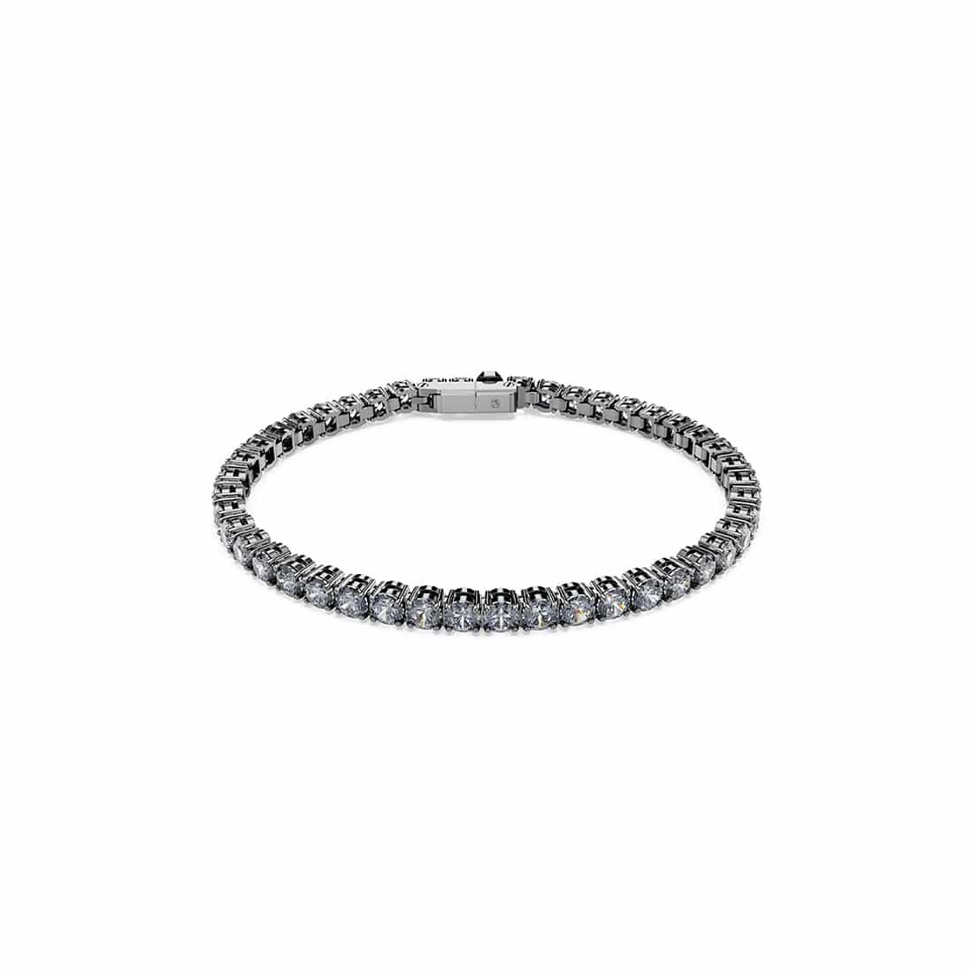 Bracciale tennis Matrix con zircone grigio - SWAROVSKI