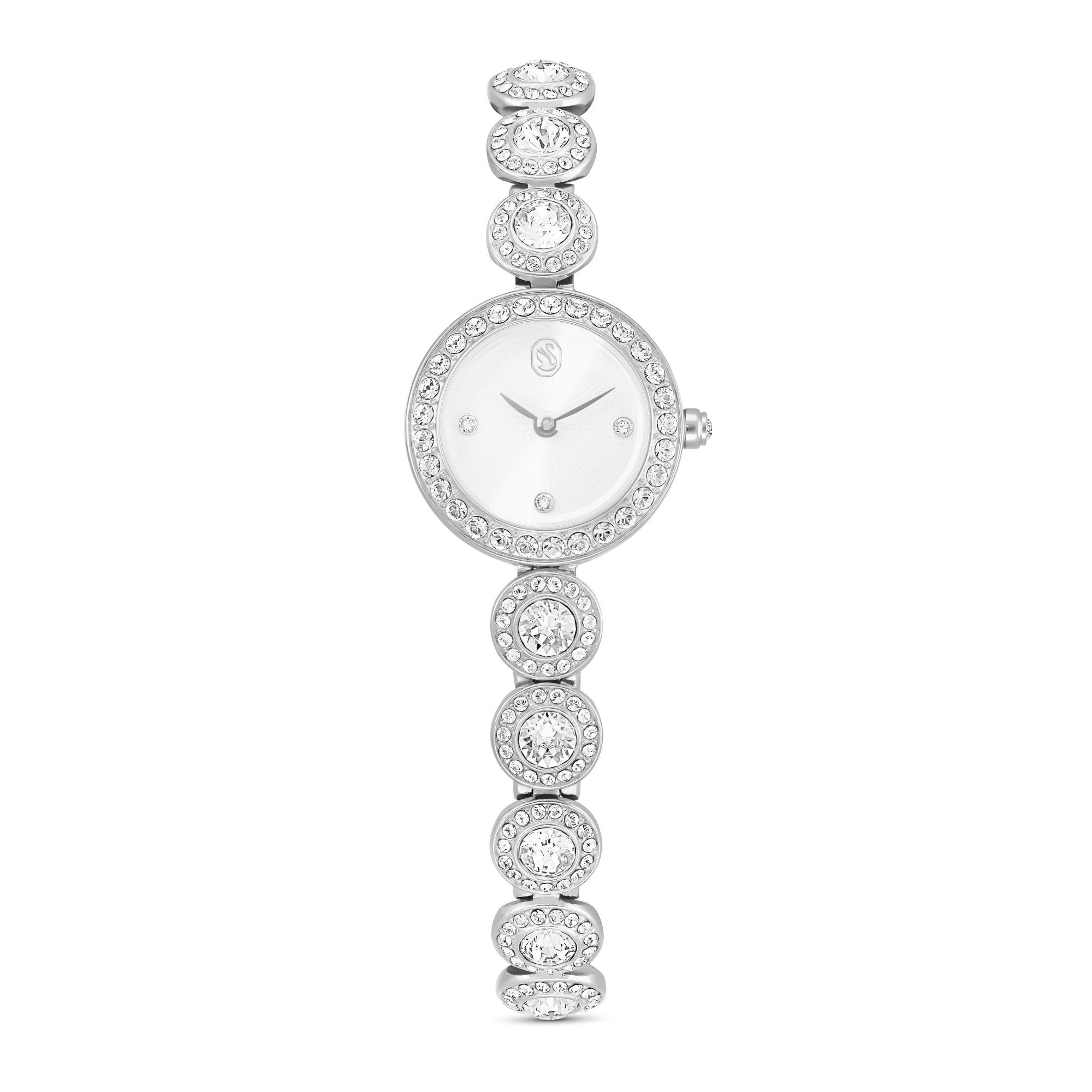 Una angelic watch in stainless steel and swarovski crystal 5737038 - SWAROVSKI