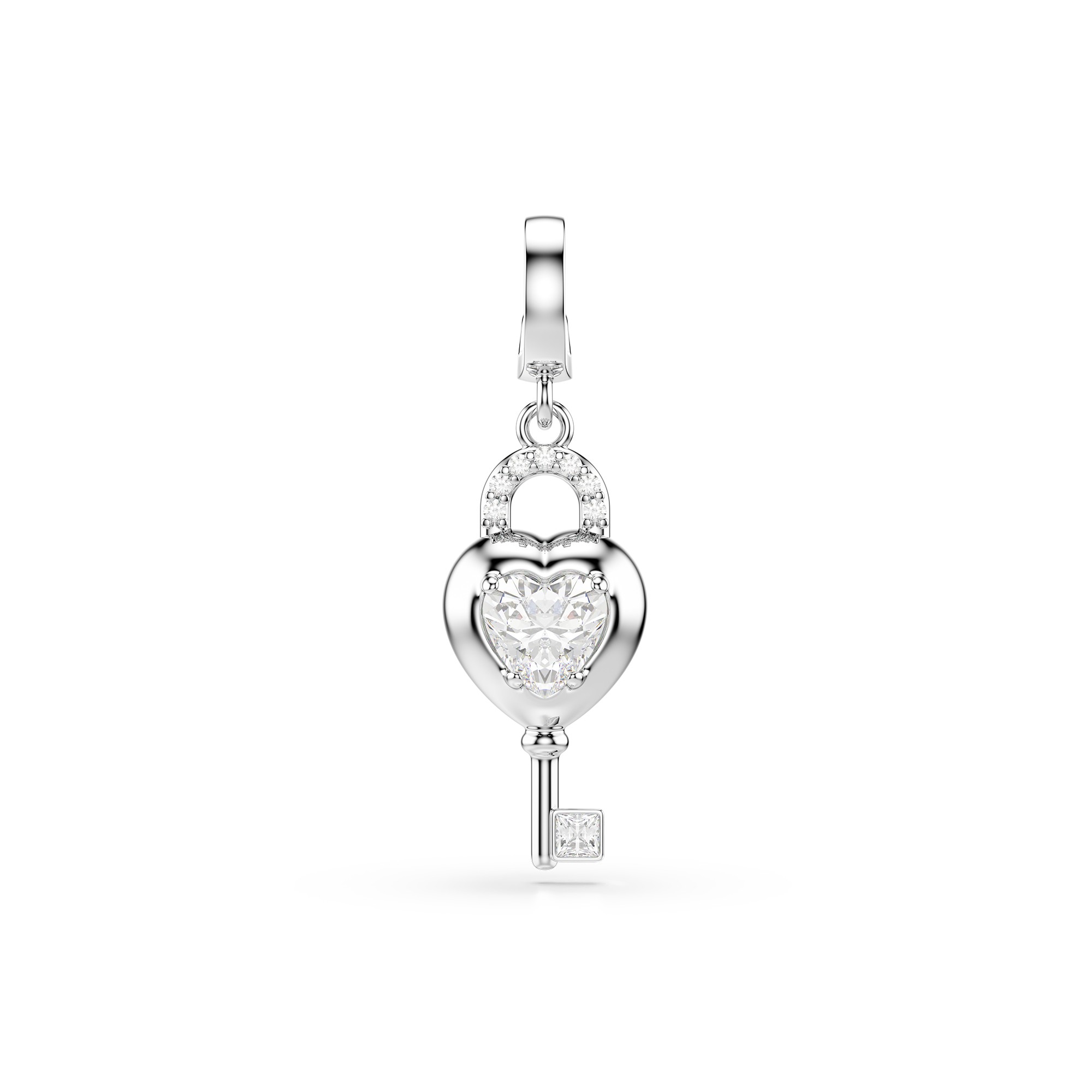 Charm Idyllia cuore con chiave - SWAROVSKI
