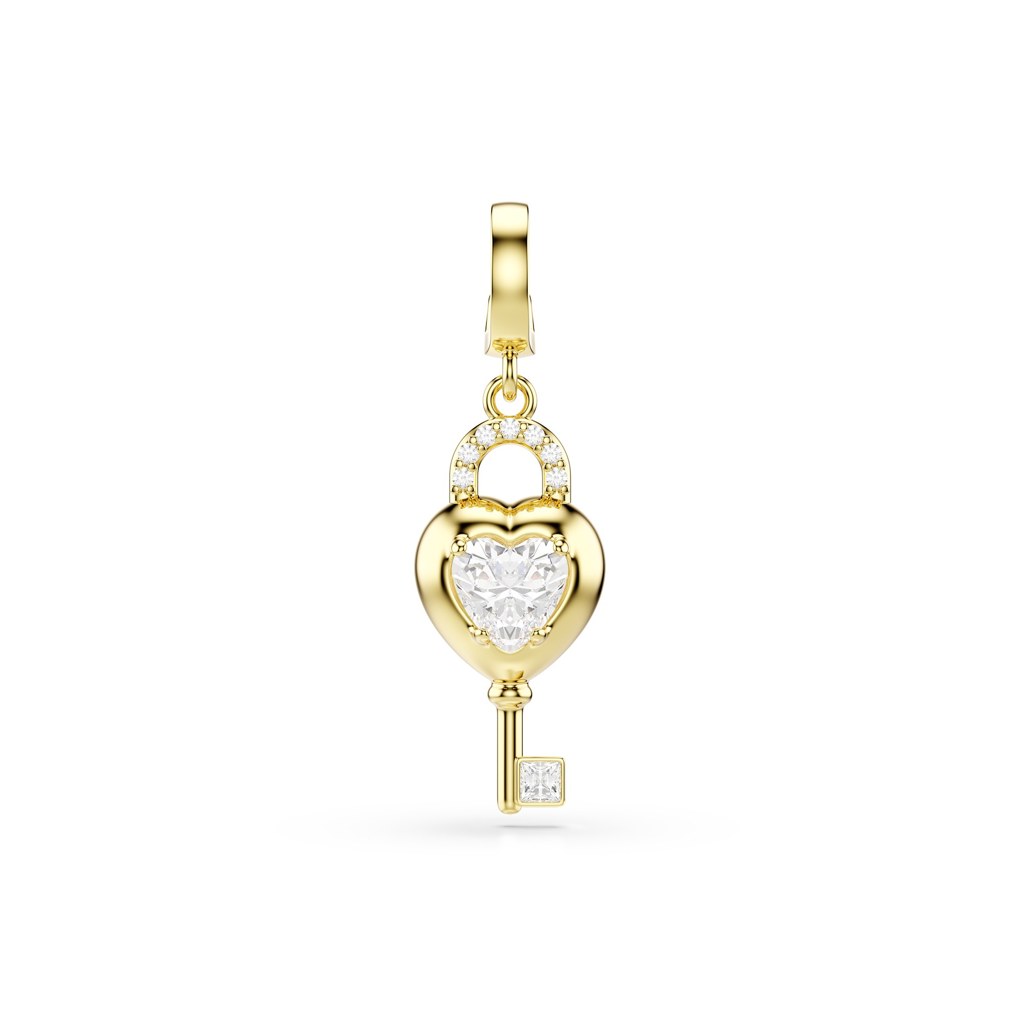 Charm Idyllia cuore con chiave - SWAROVSKI