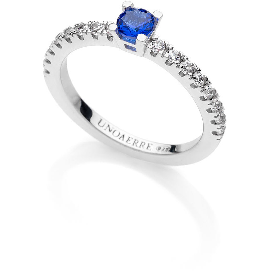Anello chevalier in argento rodiato con onice nero - UNOAERRE FASHION JEWELLERY