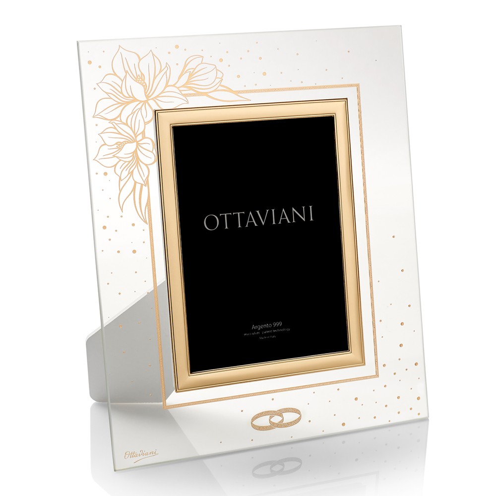 Portarretratos Ottaviani Silver Foil dorado - OTTAVIANI