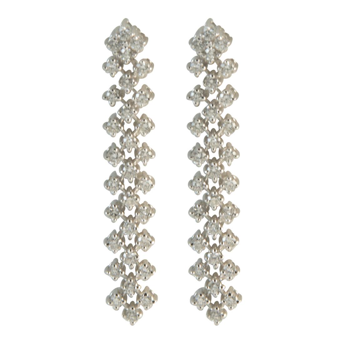 Orecchini  in oro con diamanti ct 0.60 - ALFIERI & ST. JOHN