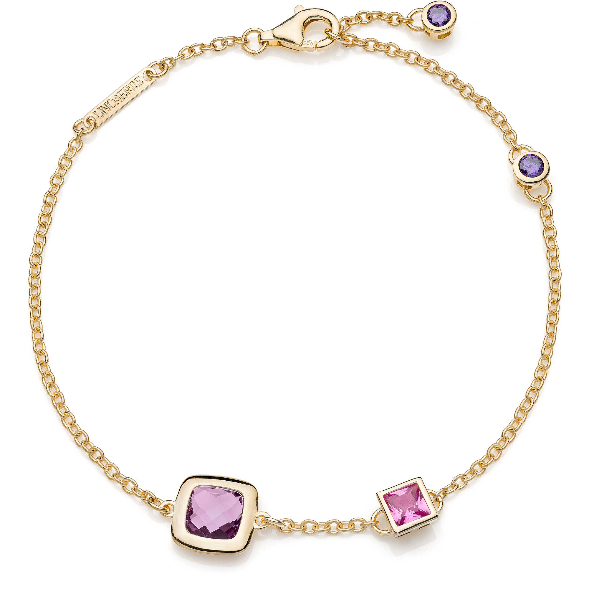 Charm in argento brunito con lettera F - UNOAERRE FASHION JEWELLERY