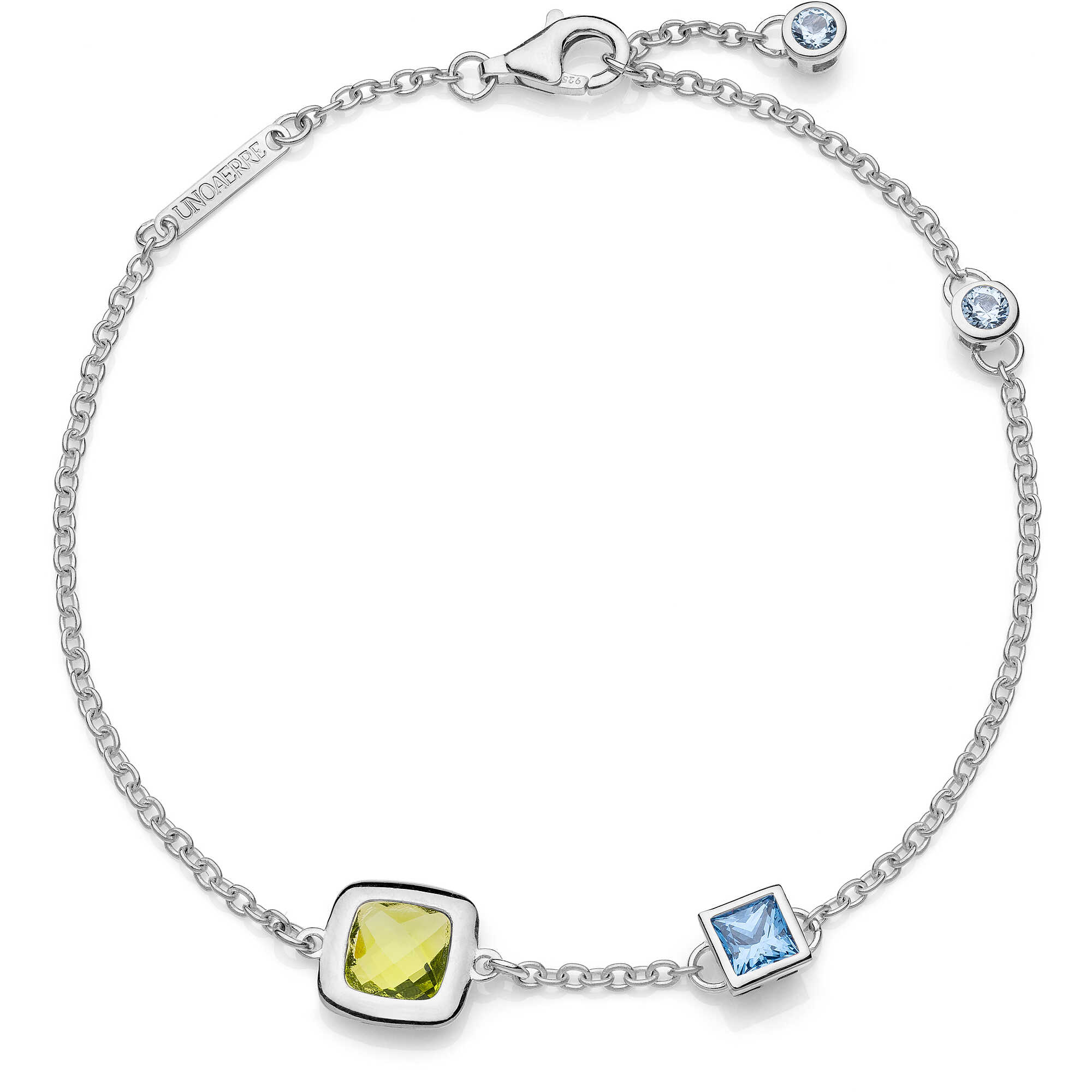 Charm in argento brunito con lettera V - UNOAERRE FASHION JEWELLERY