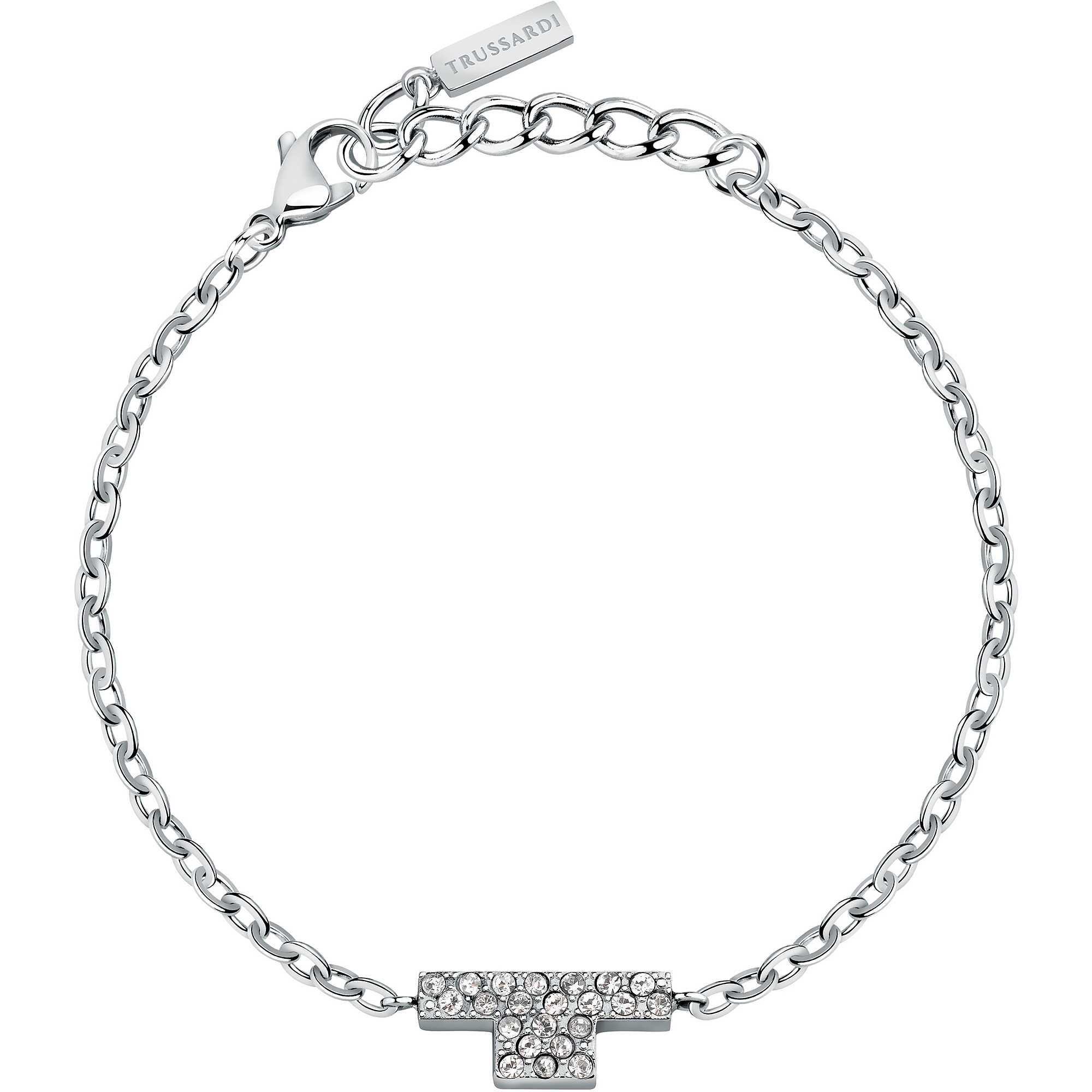 Bracciale Boule in argento bianco - TRUSSARDI