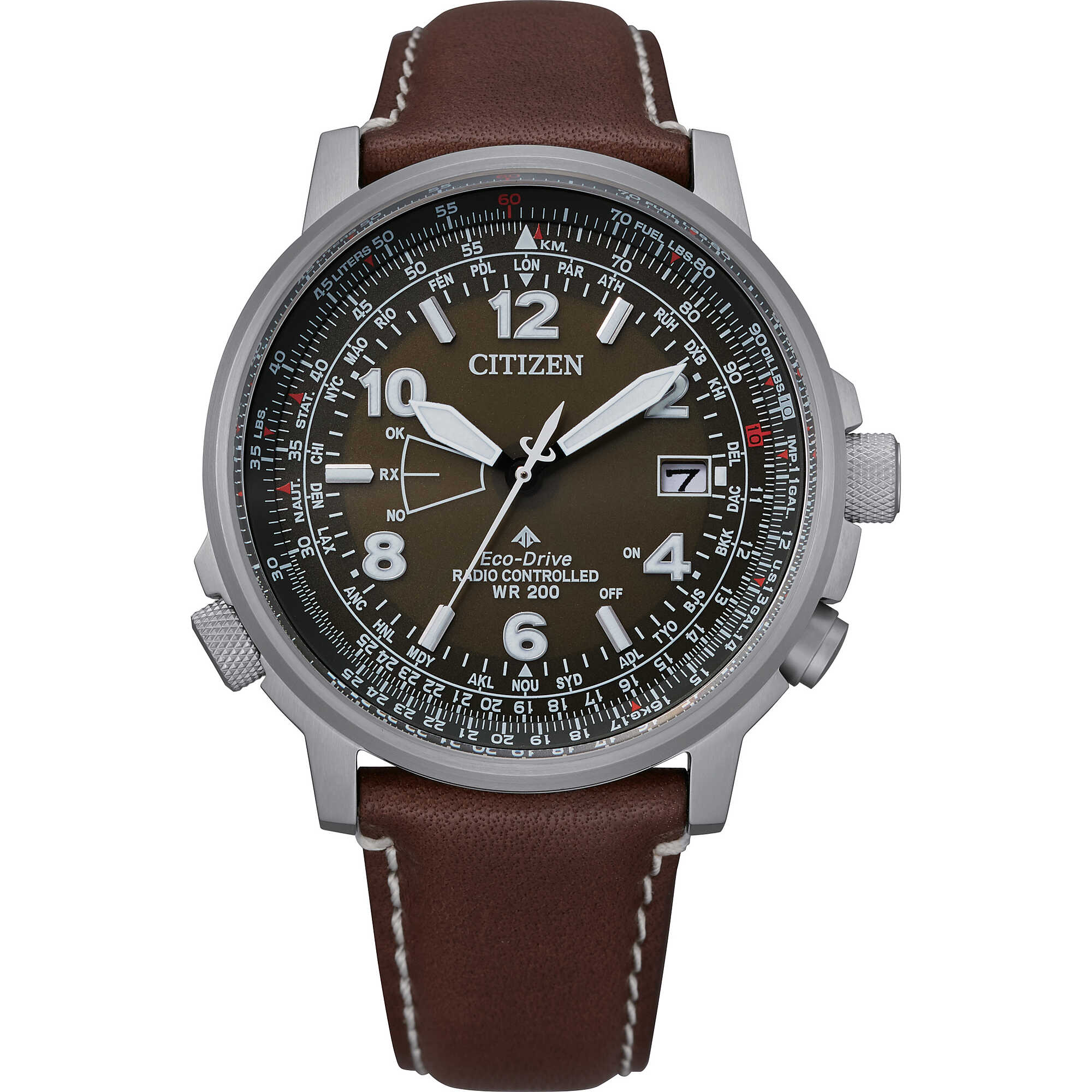 Orologio Pilot radiocontrollato cassa 42,5 mm - CITIZEN