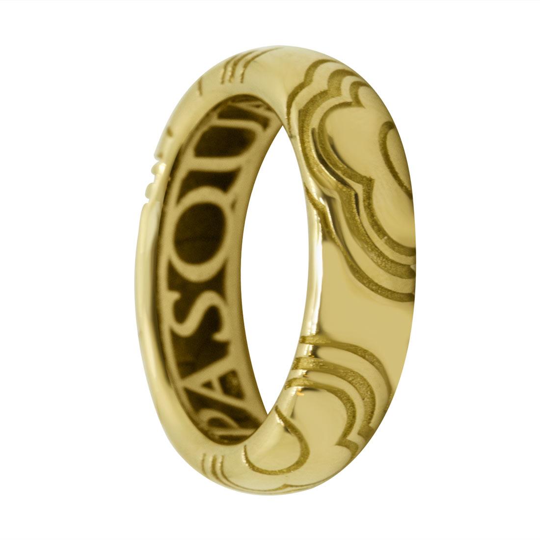 Anello in oro rosso con fiori  - PASQUALE BRUNI