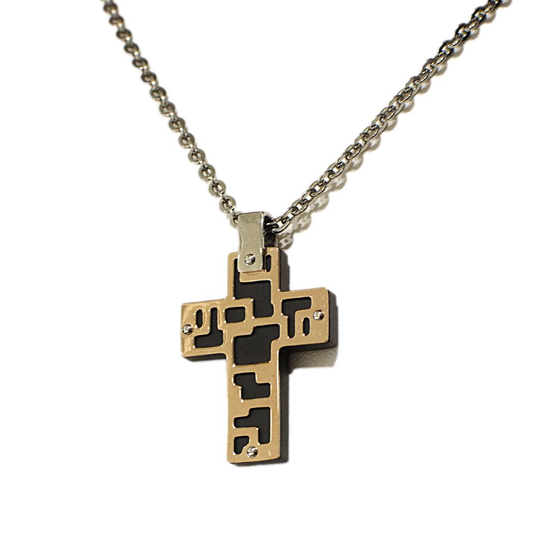 COLLIER IN ACCIAIO E TITANIO  - ZANCAN