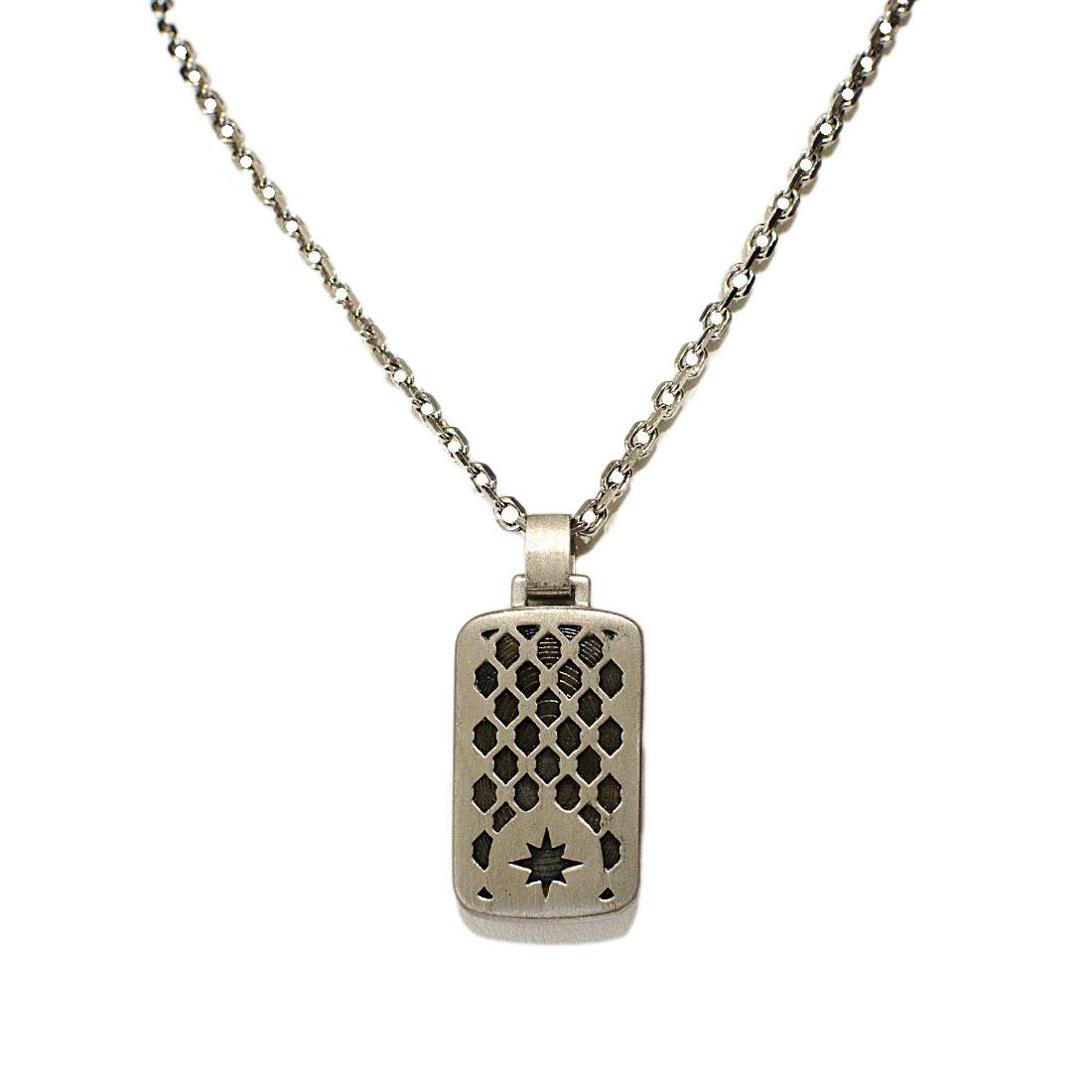 COLLIER IN ARGENTO SATINATO - ZANCAN