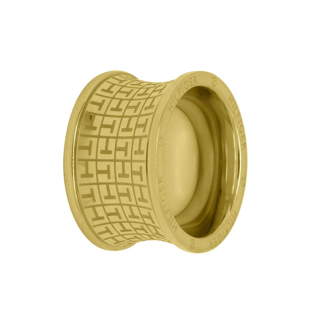 Anello fascia in acciaio, misura 14 - TOMMY HILFIGER