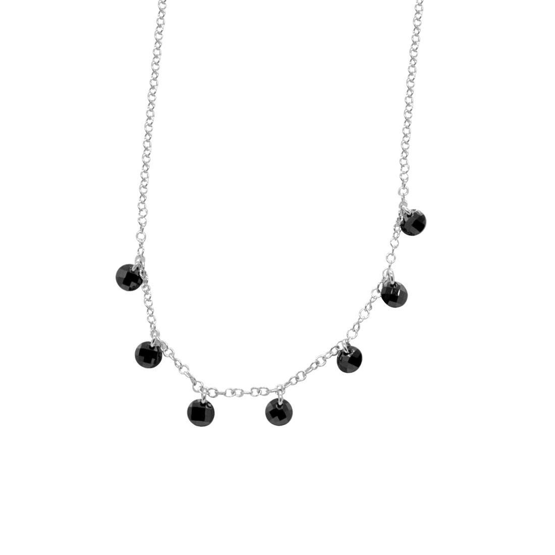  Collana Oro & Co in argento con elementi neri - ORO&CO 925