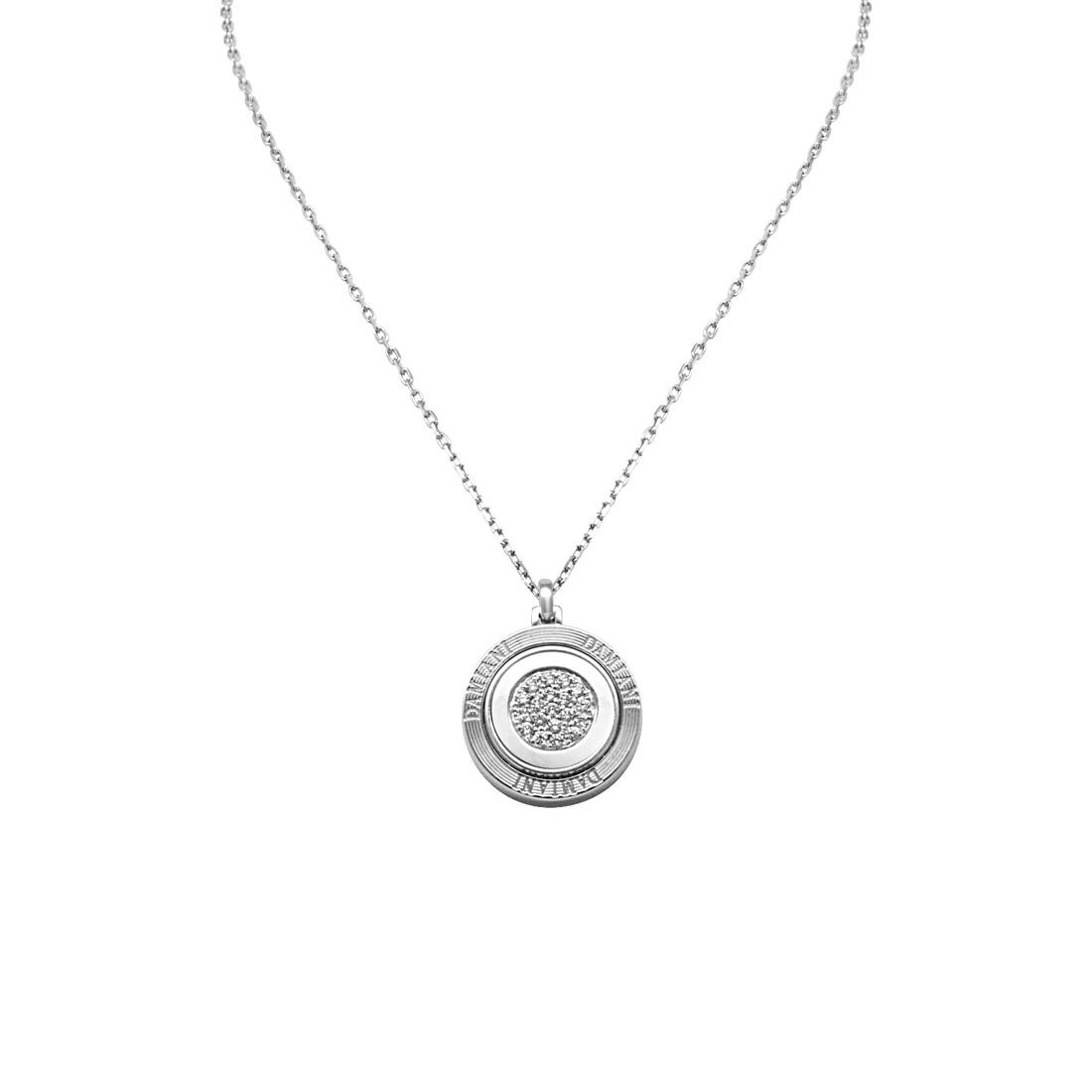 Collier Damiani in oro bianco con diamanti ct 0,19 - DAMIANI