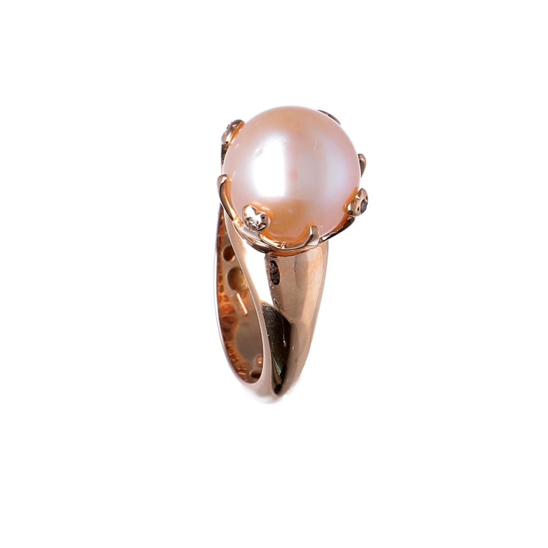 Anello Pasquale Bruni in oro rosso Corona Sissi Lunaire - PASQUALE BRUNI