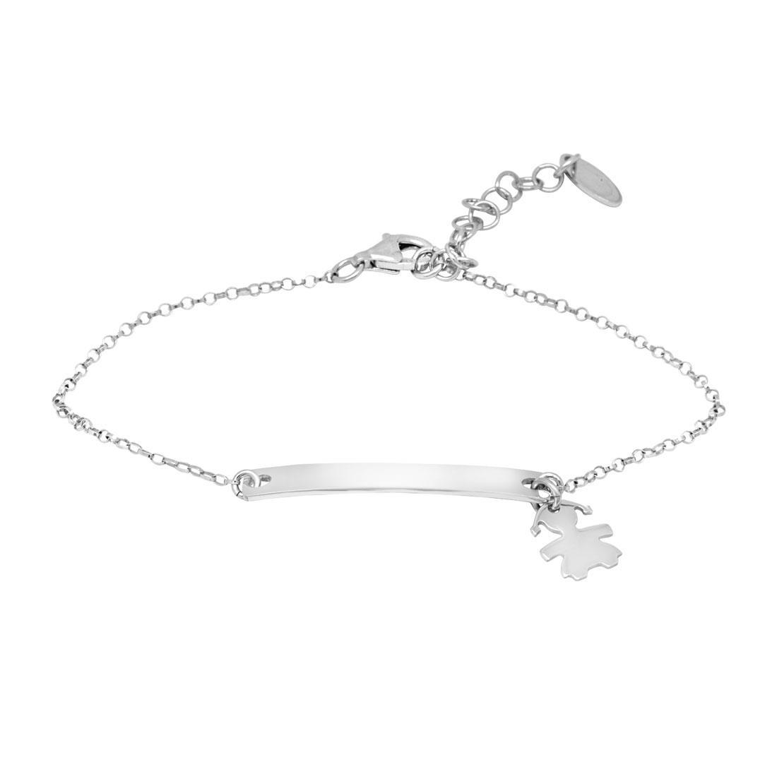 Bracciale in argento con bimba - ORO&CO 925