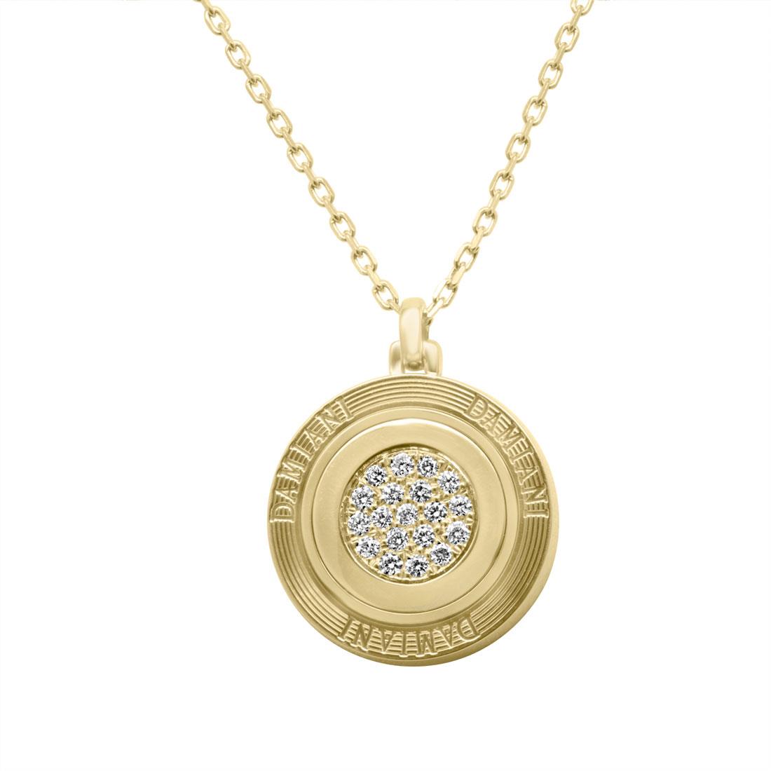 Collanai in oro giallo con diamanti ct 0.19 - DAMIANI