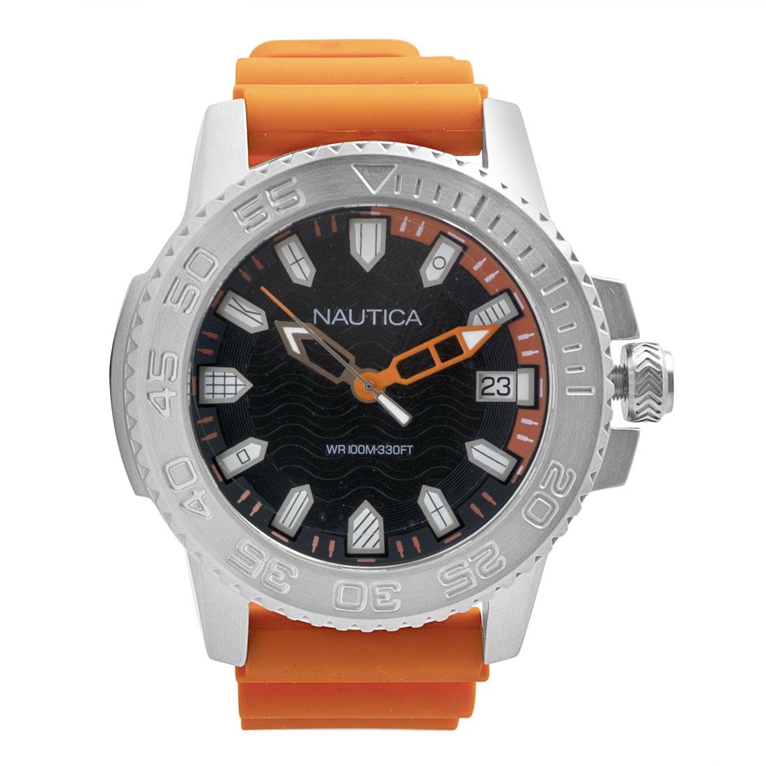  Men's watch 45mm stainless steel case - NAUTICA