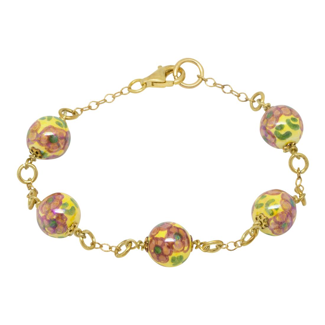Bracciale in argento con perle - LE PERLE DI CALTAGIRONE