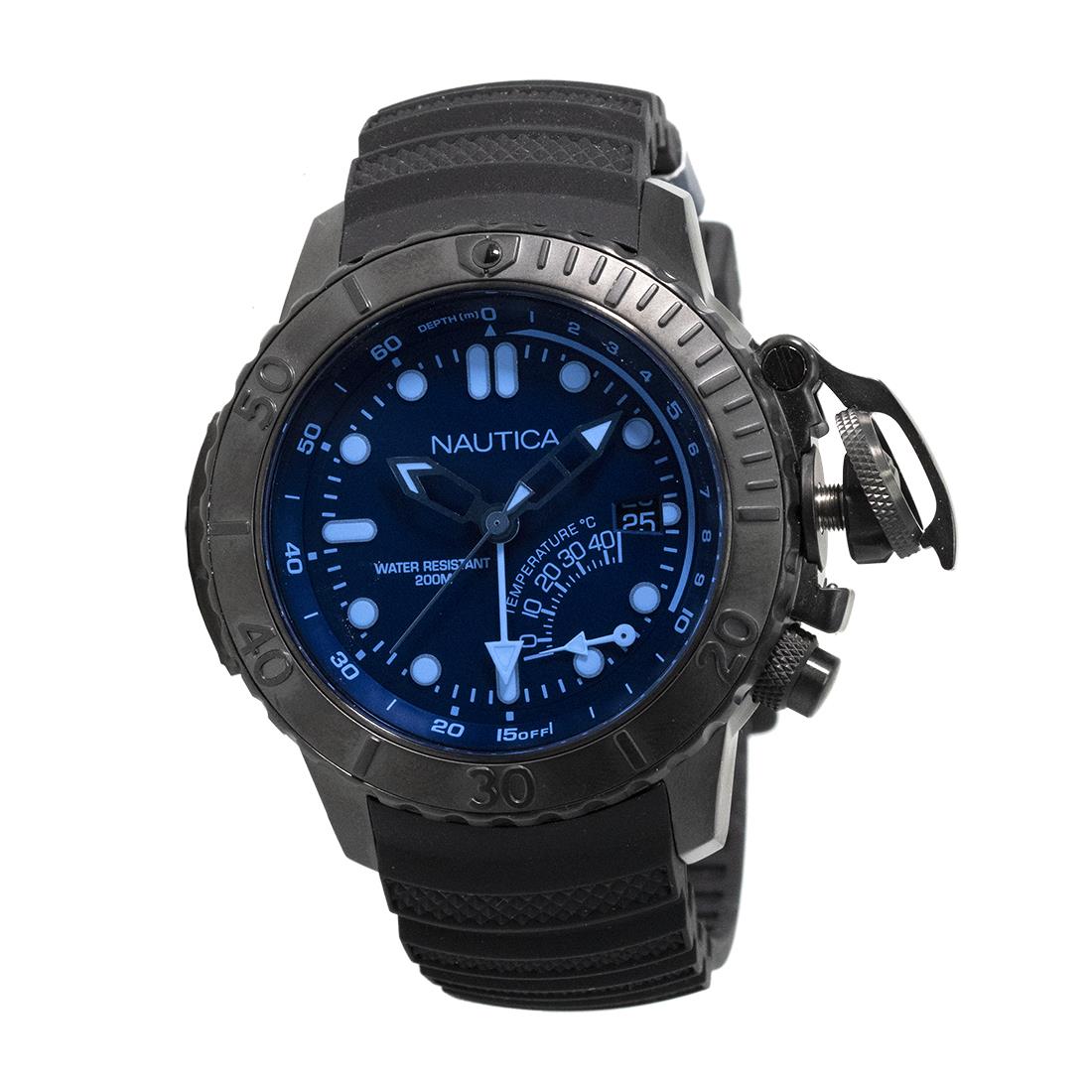 Orologio cassa 50mm in acciaio - NAUTICA