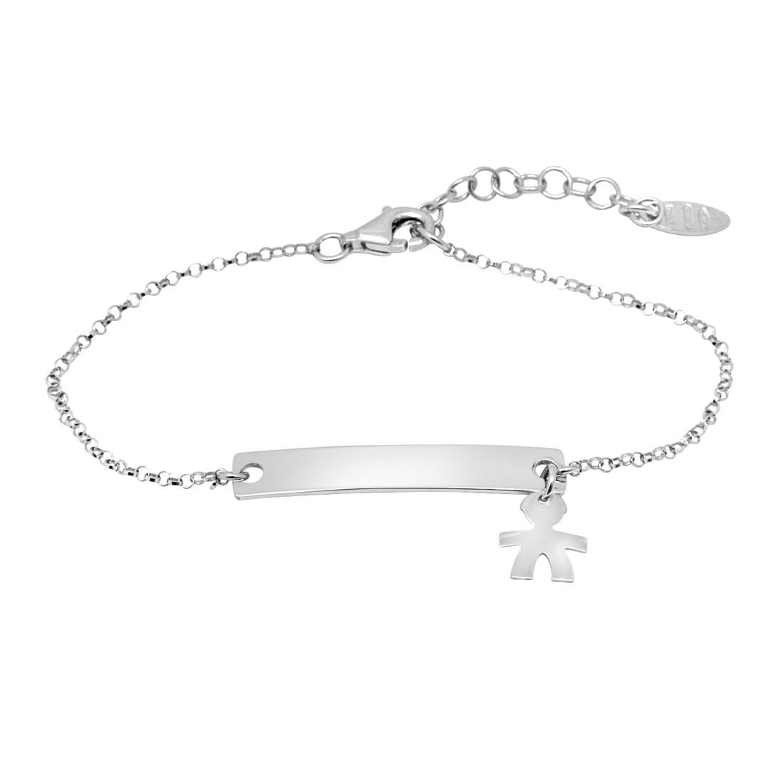 SilberDream D2SDK440J - Collana da donna in argento 925 opaco, con motivo a zig zag, 45 cm