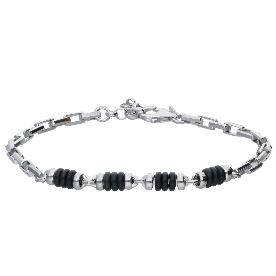  Man bracelet in 925 silver, size 18 + 3 cm - ORO&CO 925