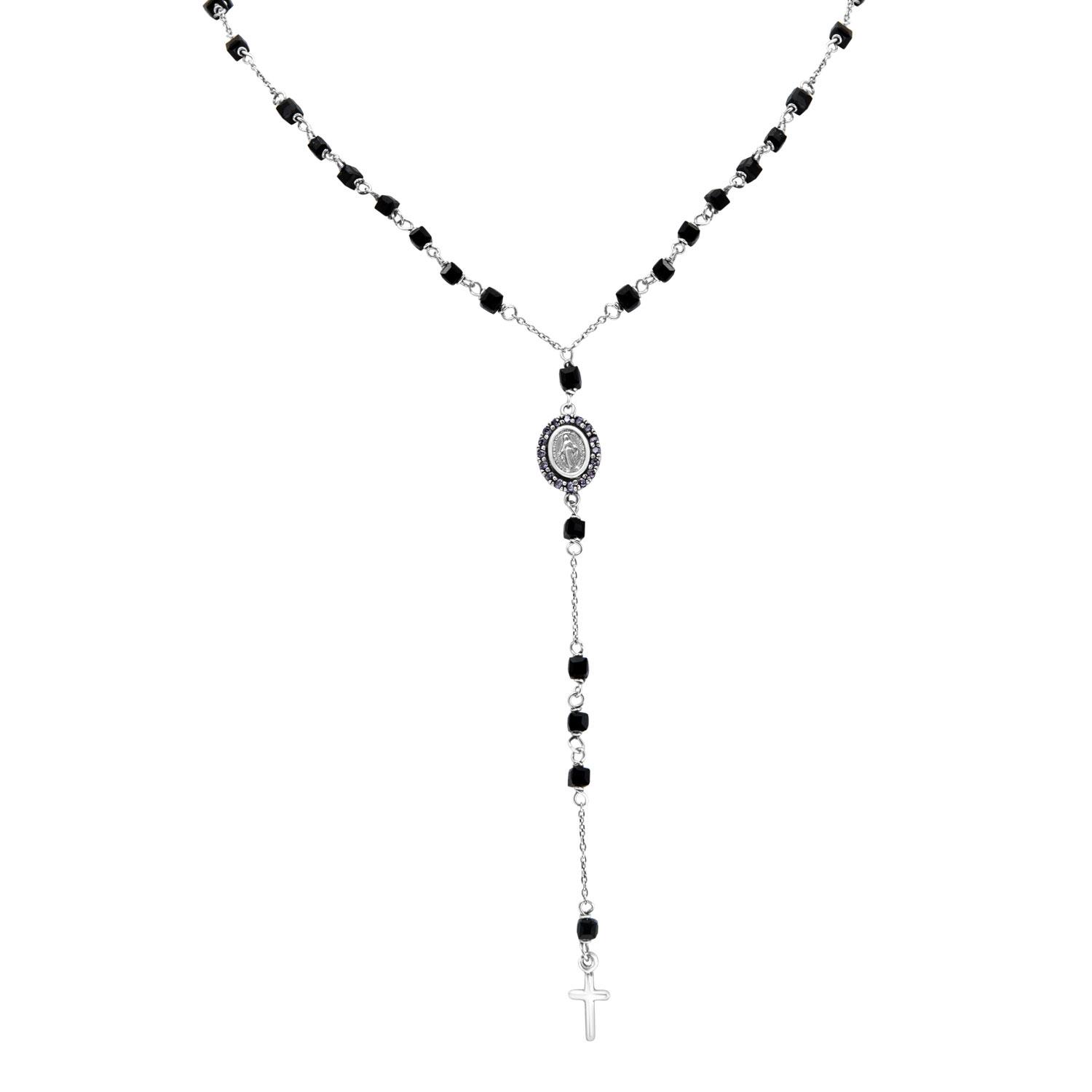 Collana rosario in argento  - ORO&CO 925