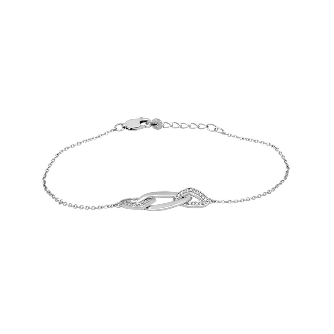 Pulsera en plata, tama&ntilde;o 16-18 cm - ORO&CO 925