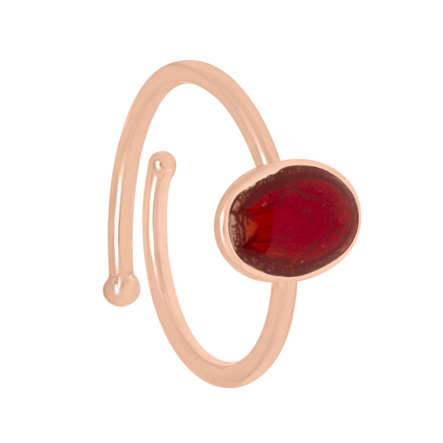 Anillo de dise&ntilde;o en plata rosado mis 11-14 - ORO&CO 925