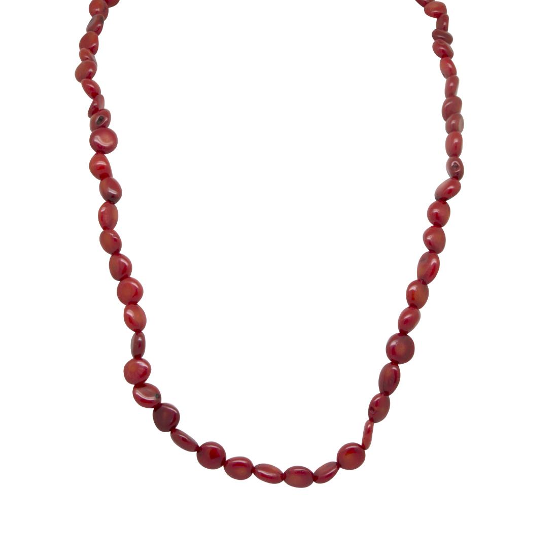 Collana in perle e pietre semipreziose - RIVIK