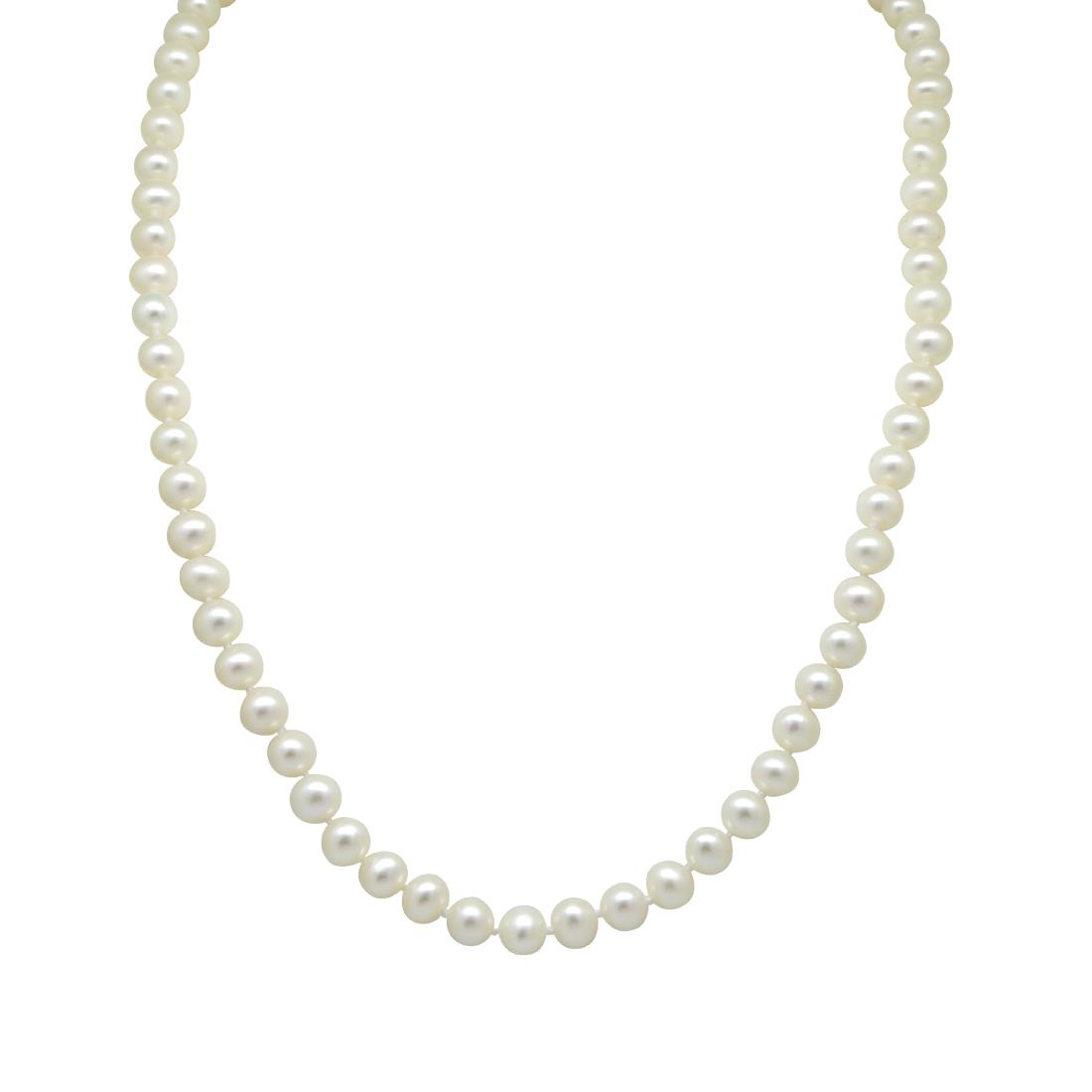 Collana con perle e pietre semipreziose, lunghezza 16cm - RIVIK