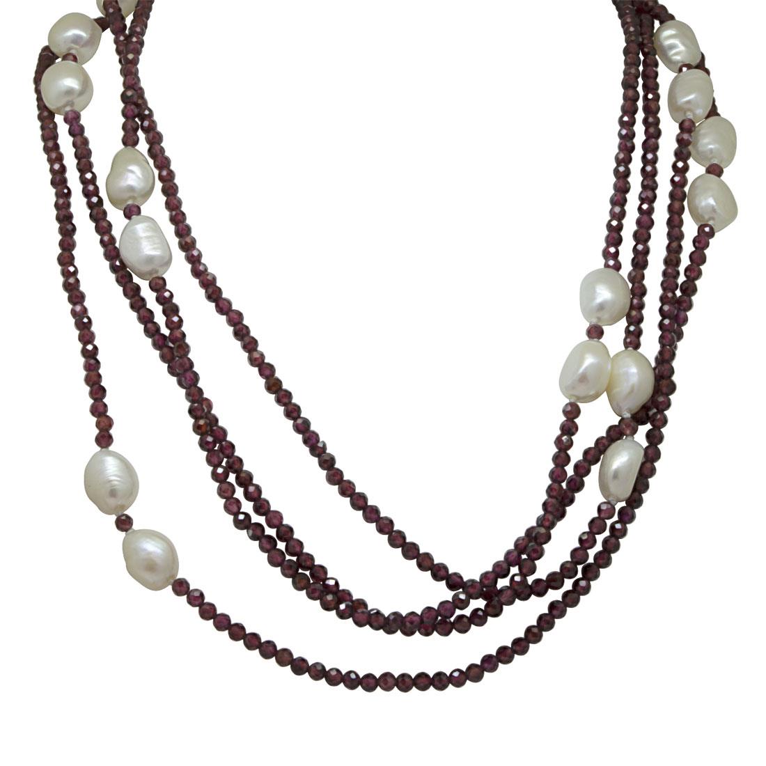 Collana argento e pietre dure semipreziose - produzione di