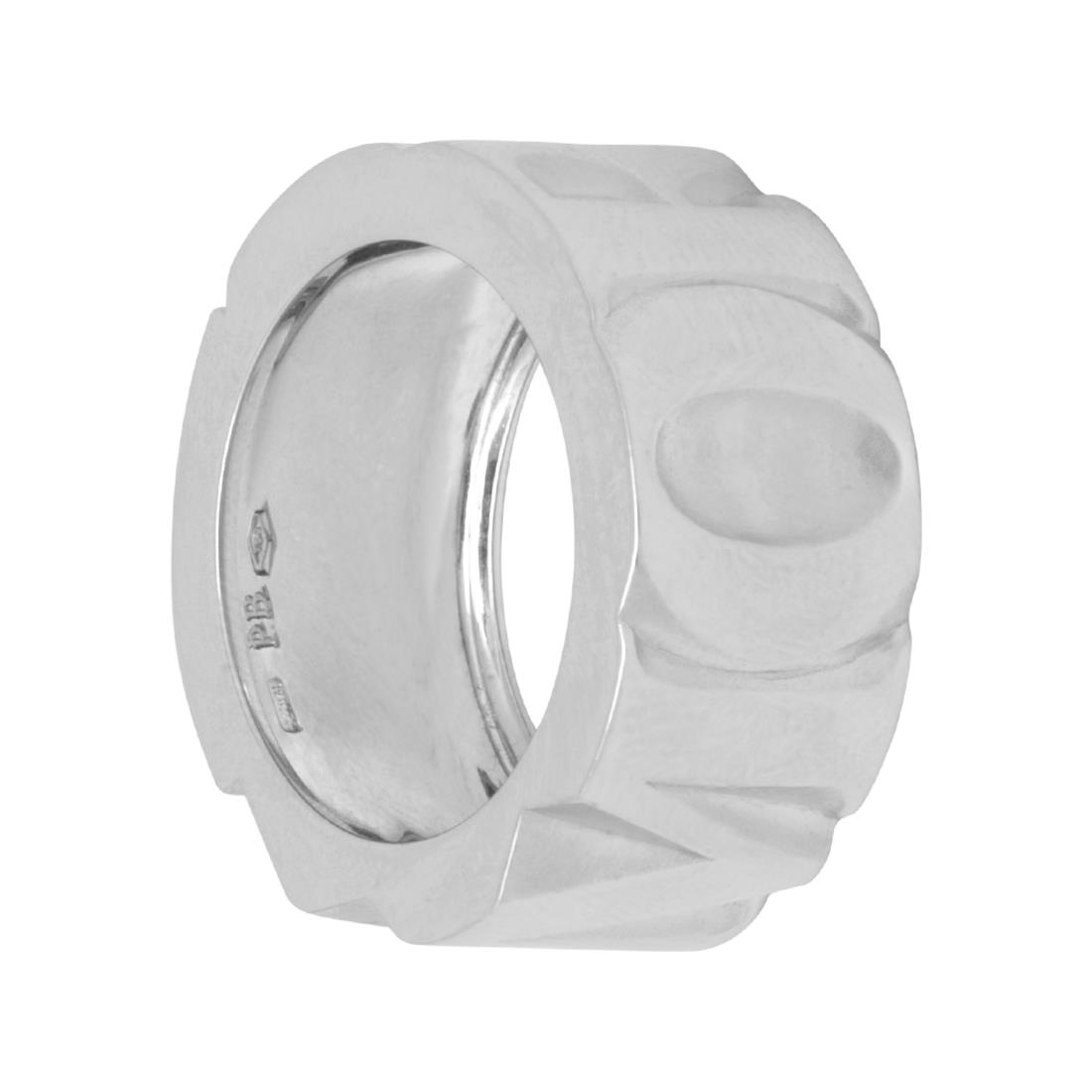 Anillo en oro blanco banda de amor - PASQUALE BRUNI