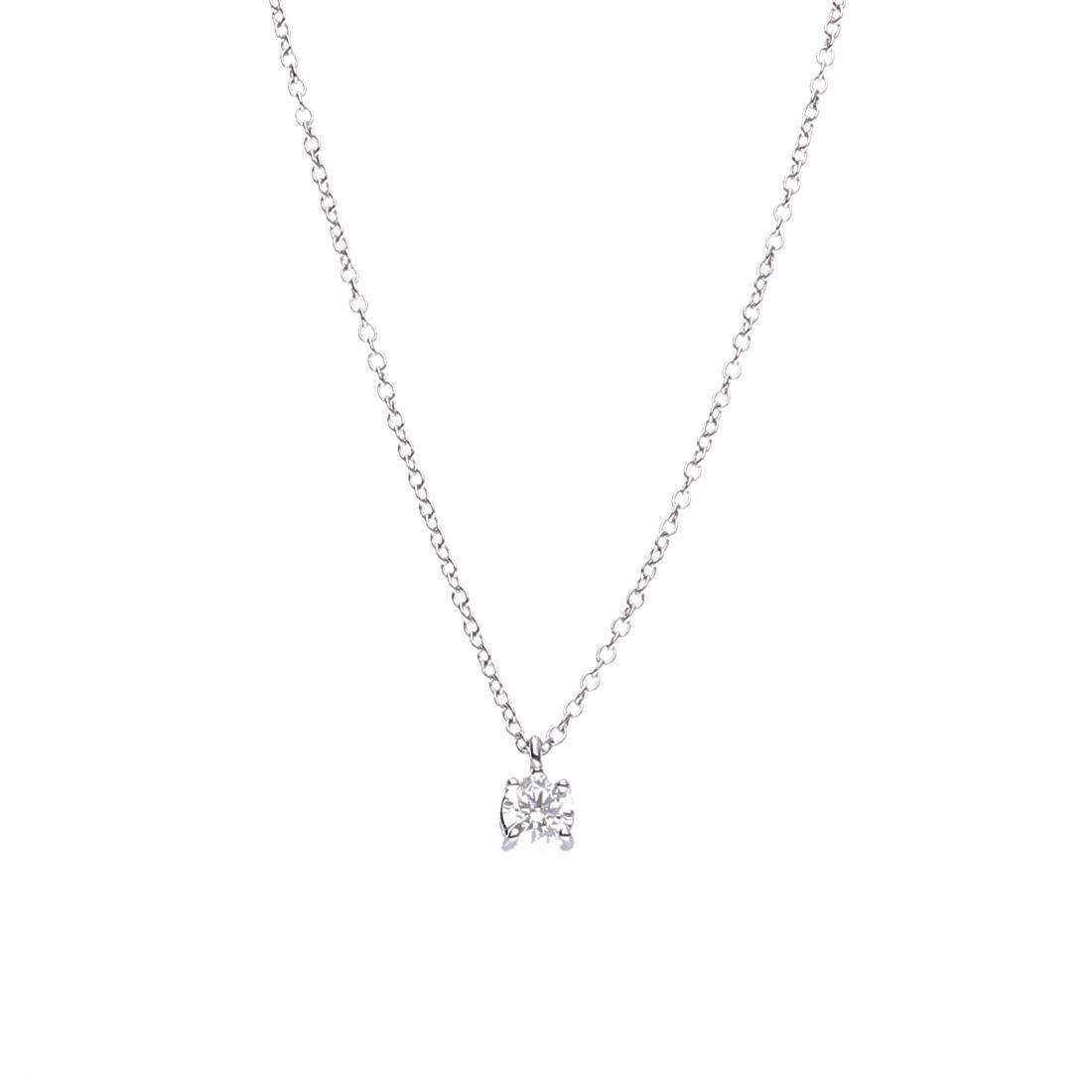 Diamond light point necklace ct. 0.47 - ALFIERI & ST. JOHN