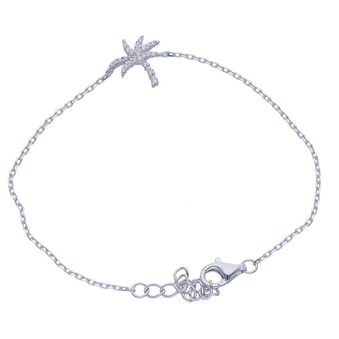 Bracciale in argento con palma - ORO&CO 925