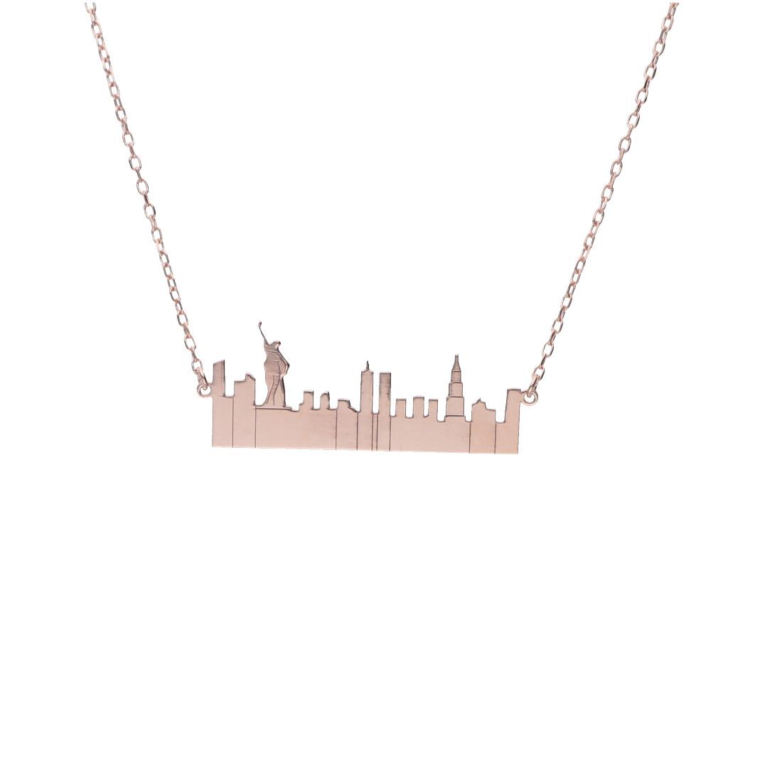 Collana in argento rosato - ORO&CO 925