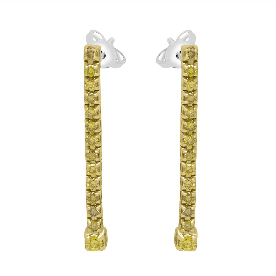 Pendientes de oro y diamantes - ALFIERI & ST. JOHN