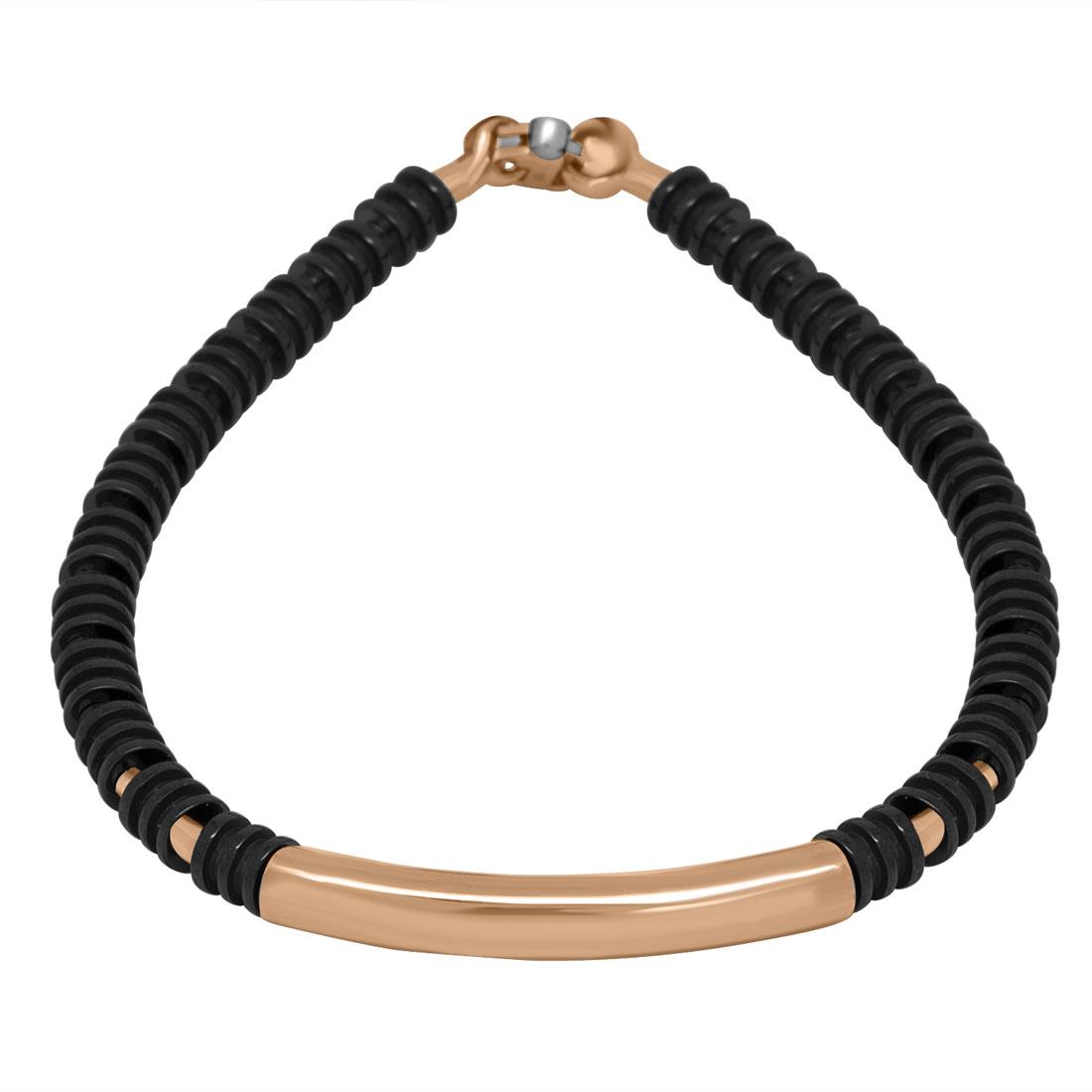 Bracciale da uomo in oro rosa  - BARAKA