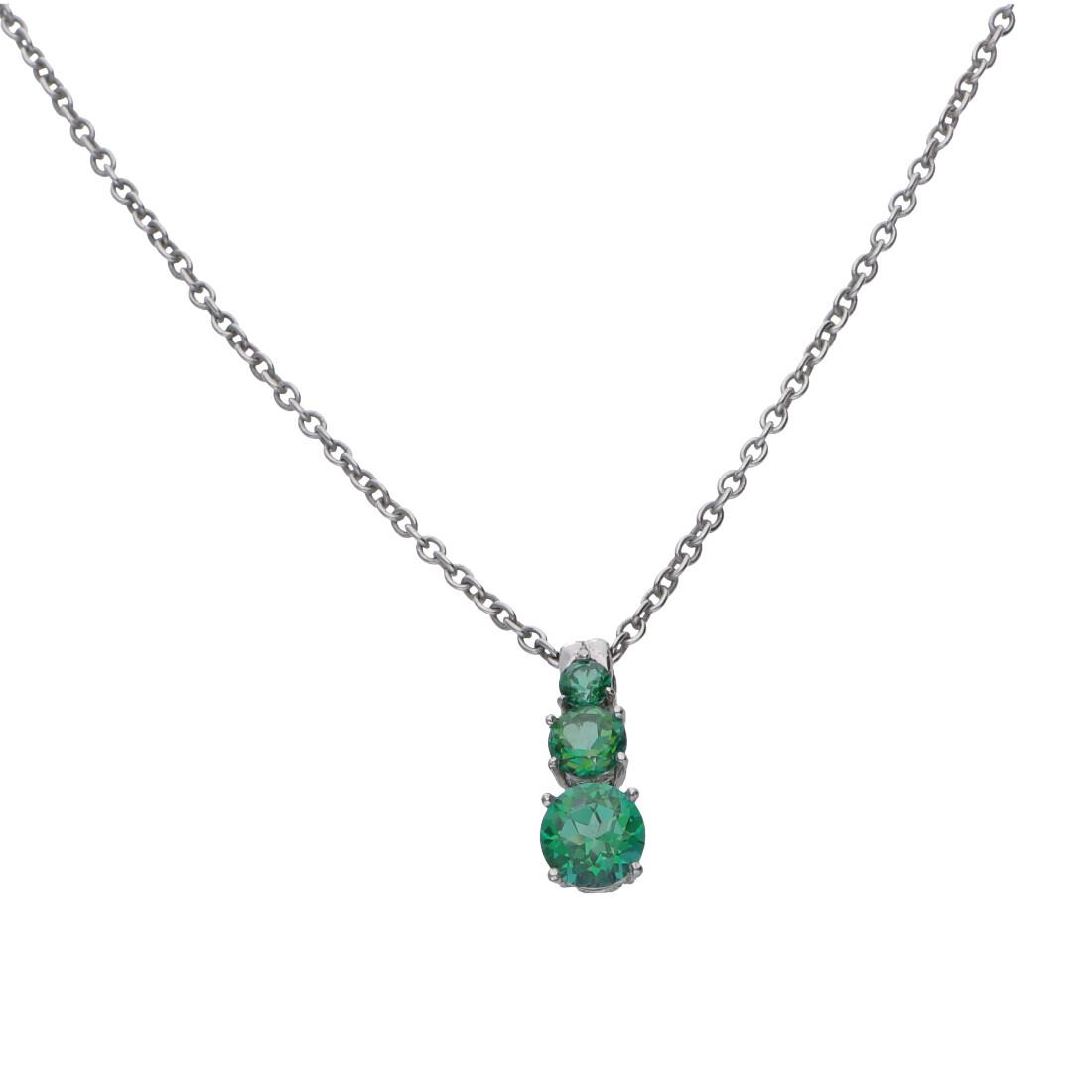 collar con colgante in topacio - ROBERTO DEMEGLIO