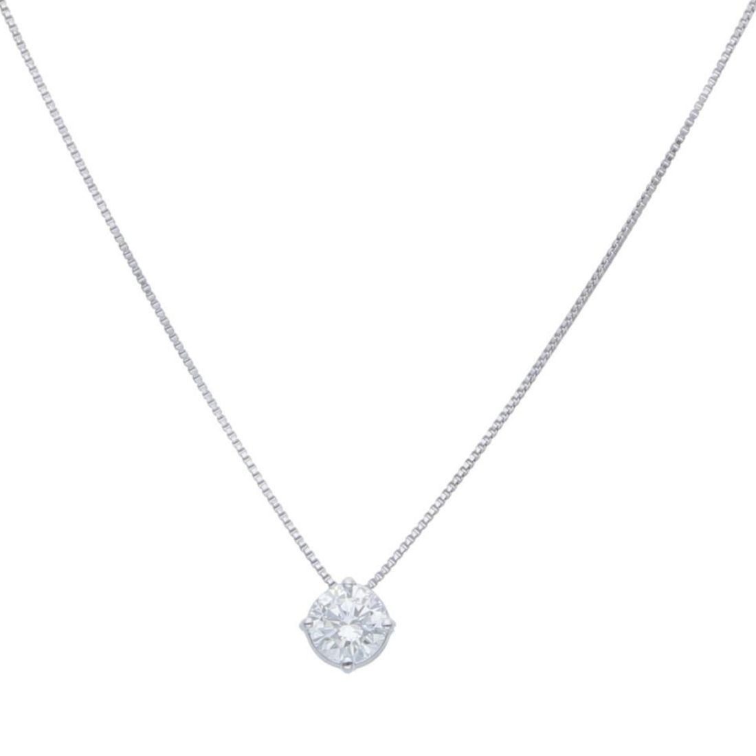 Collana punto luce in oro con diamanti ct. 0,53 - ALFIERI & ST. JOHN