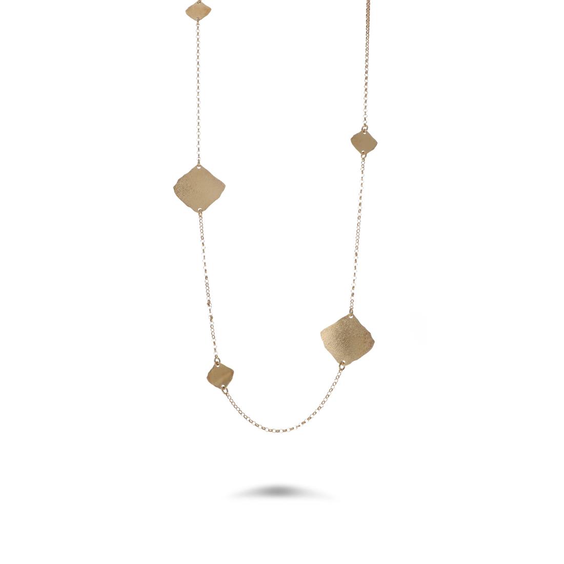 FULU AUTUMN Collana Lunga Donna Con Doppio Ciondolo – Perle Di Cristallo E Conchiglia Agata, Catena In Acciaio Argento, 35 Pollici, Regalo Elegante