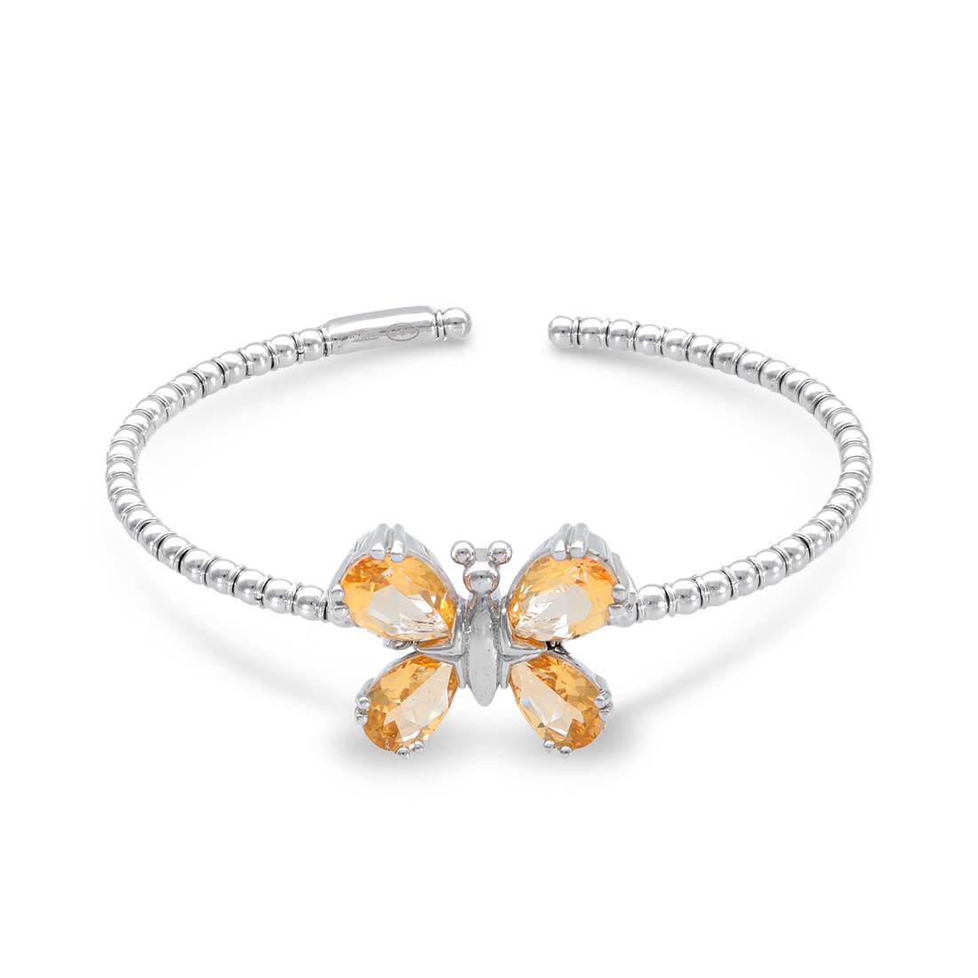 Pulsera con topacios amarillos - ROBERTO DEMEGLIO