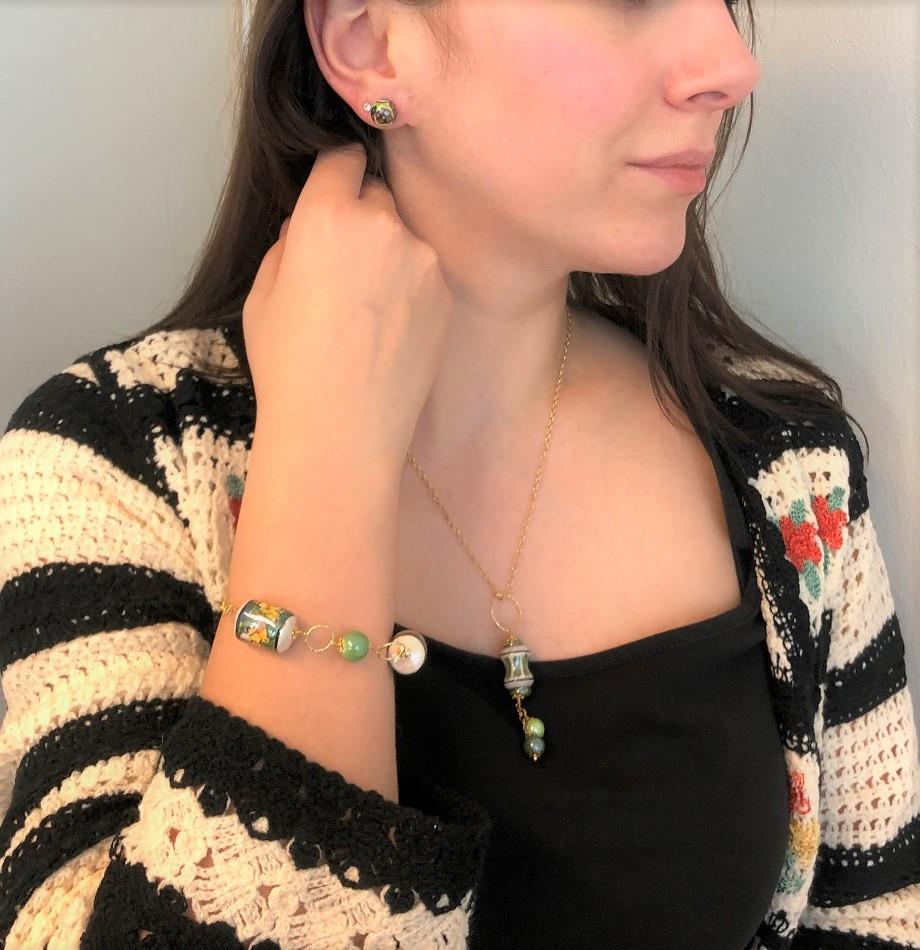 Pulsera de ceramica - LE PERLE DI CALTAGIRONE